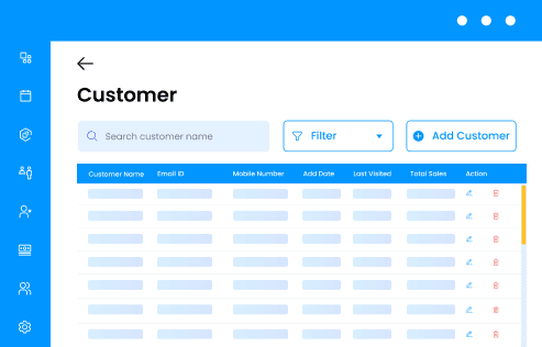 Keep track of customer details—all in one integrated scheduler.